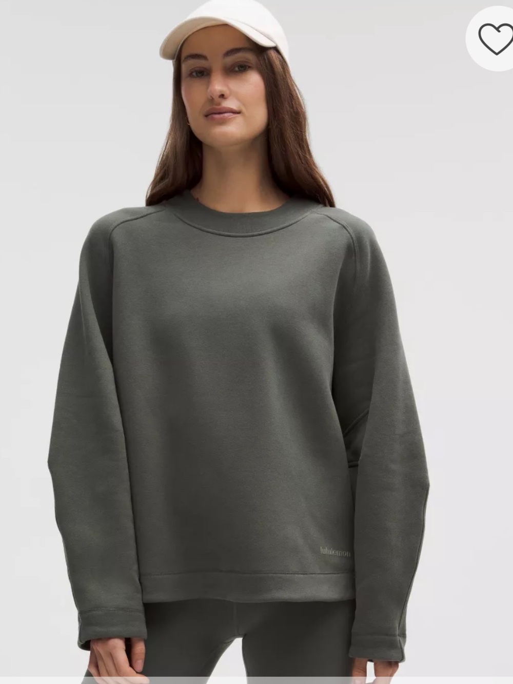 NWT!🍋🍋Lululemon Loungeful Relaxed Crew🍋🍋. Small. Color Palm Deco.